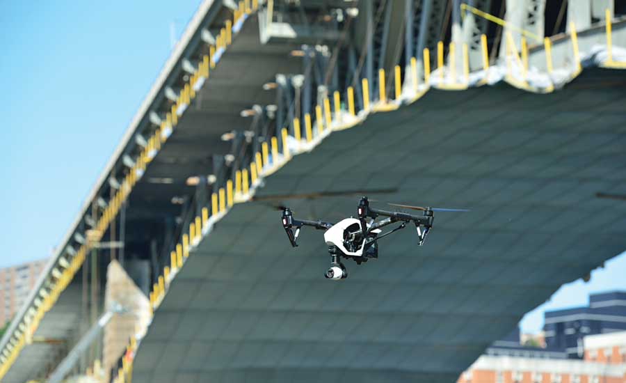 Bridge inspection drone